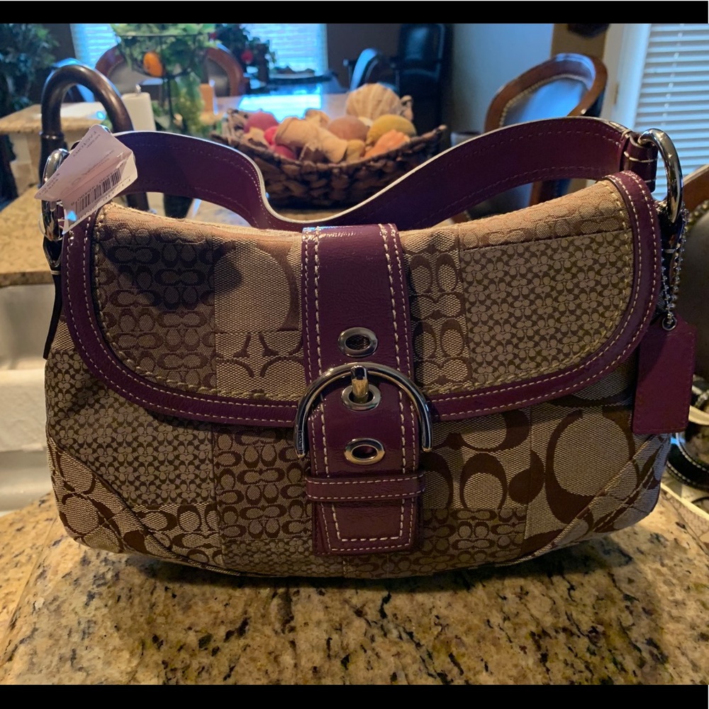 Coach Soho Signature-Purple